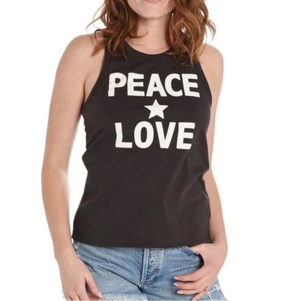 Chaser Peace & Love Tank Top - Medium